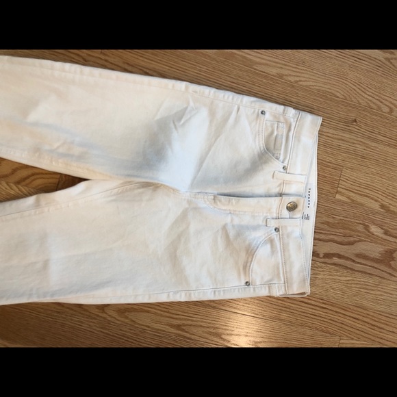 Topshop white denim Jamie jeans Petite W25/L28 - Picture 4 of 13